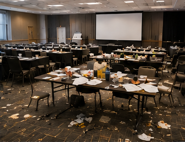 After event cleaning